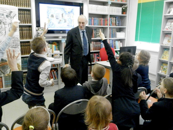 Встреча Саши Кругосветова с юными читателями
